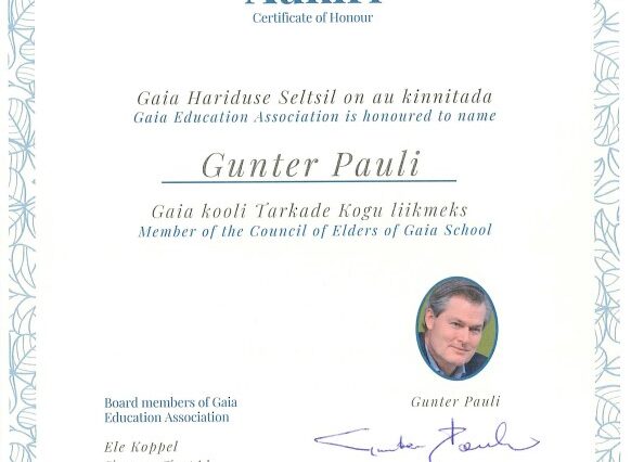gunther pauli aukiri
